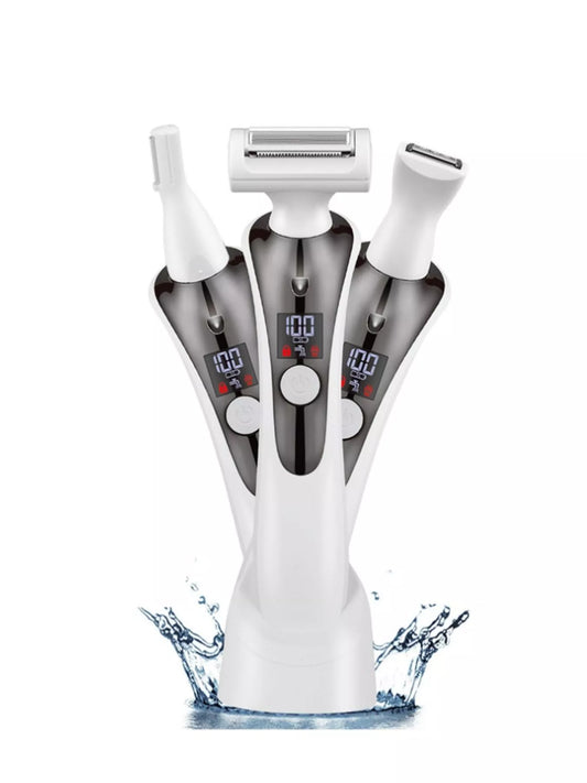 Multifunctional Electric Hair Removal Epilator White One Size