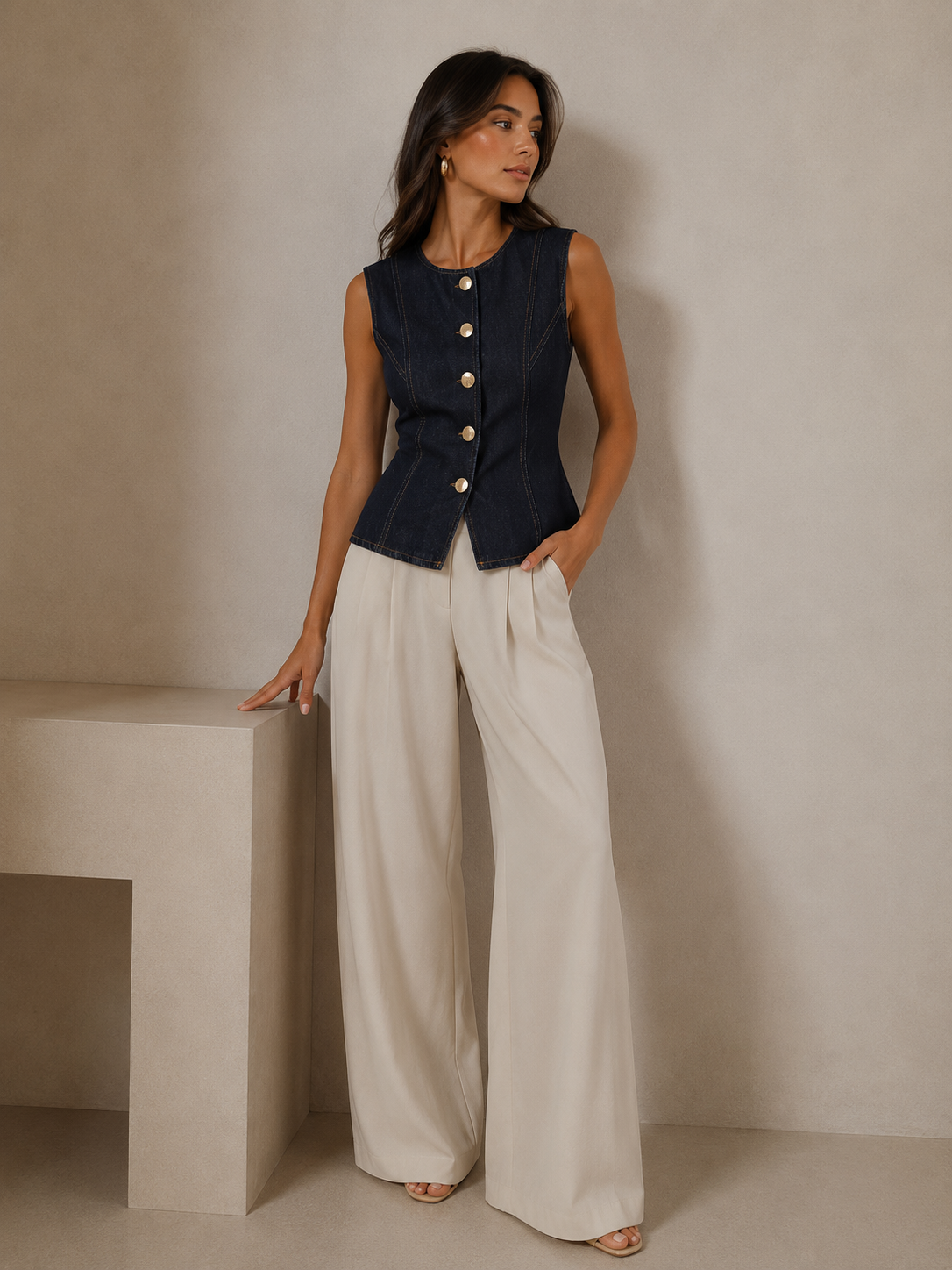 PALOMA DENIM VEST