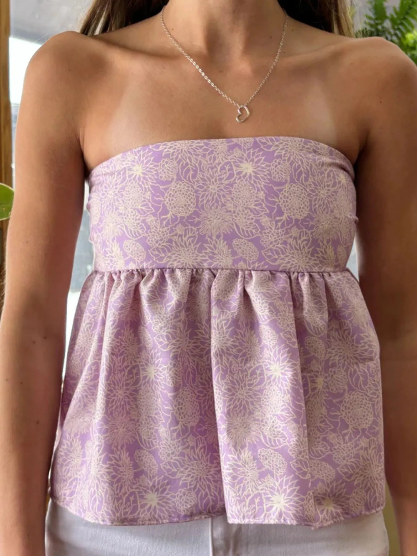 Tie Back Tube Top
