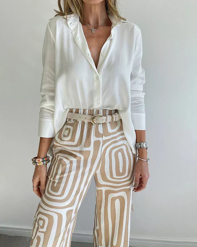 Olivia  Stylish Two-Piece Set (+FREE BELT)