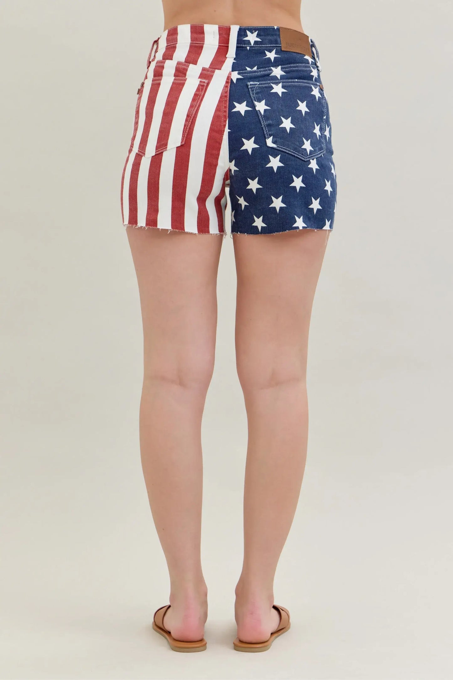 American Patriot High Waist Shorts Size Inclusive (S to 3XL)