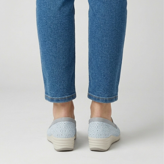 Ermione | Orthopedic Leather Loafers Comfortable Supportive Everyday Women