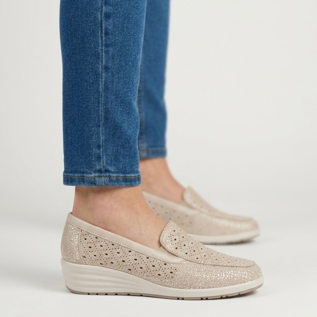 Ermione | Orthopedic Leather Loafers Comfortable Supportive Everyday Women
