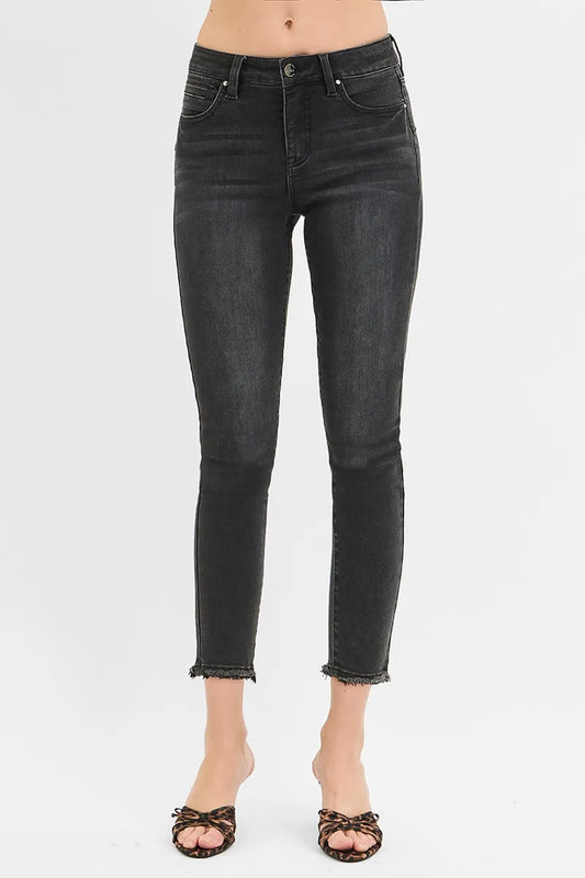Confident Curve Tummy Control Crop Jeans (Plus)