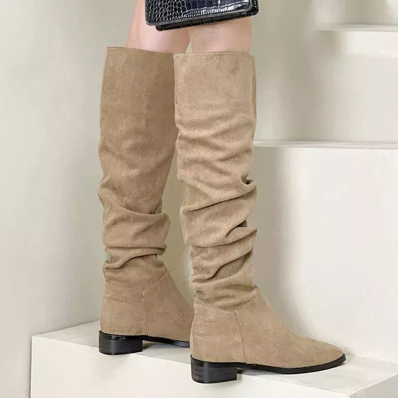 Slouchy Knee High Boots