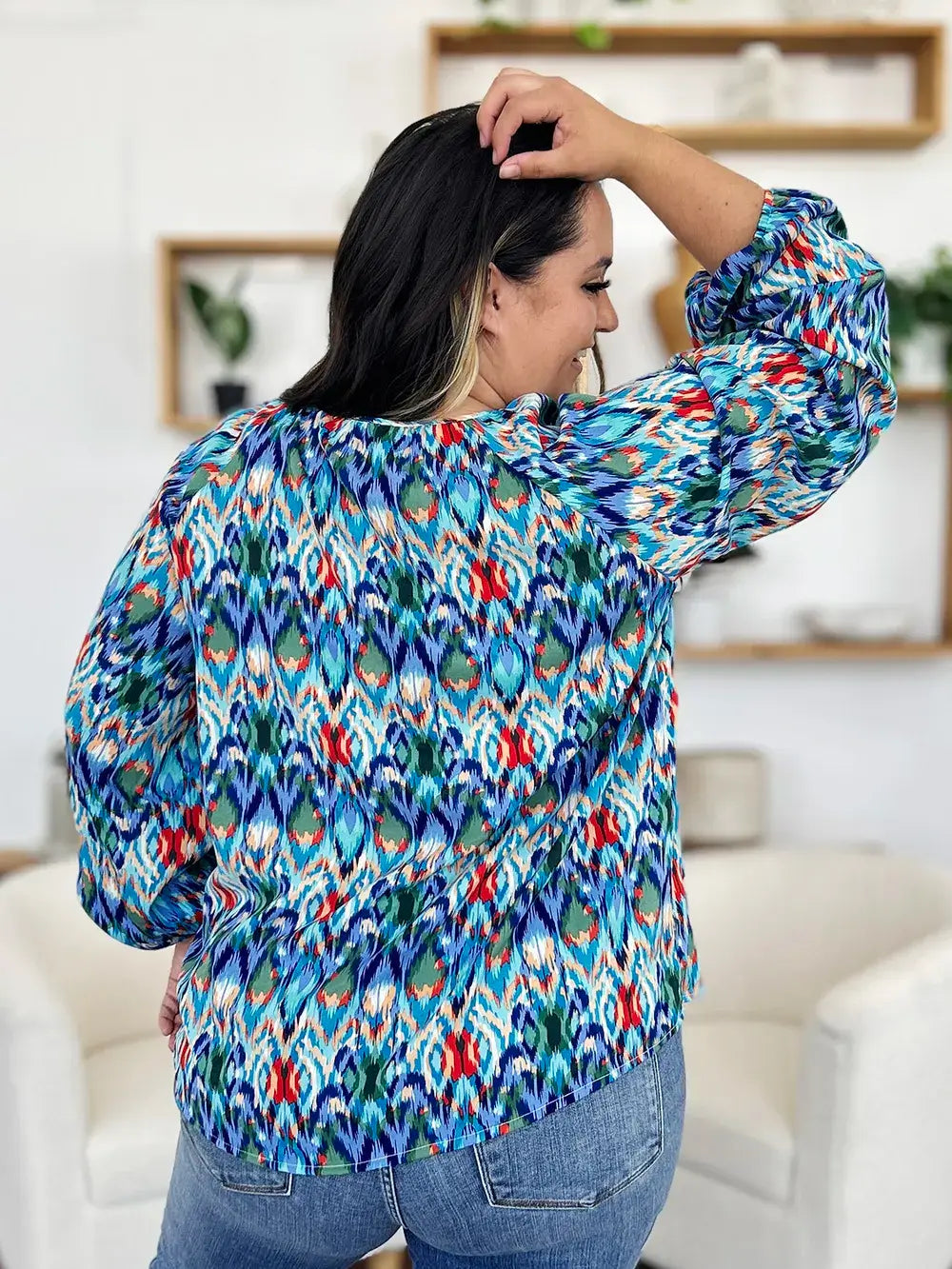 Swageye Electric Bloom Blouse
