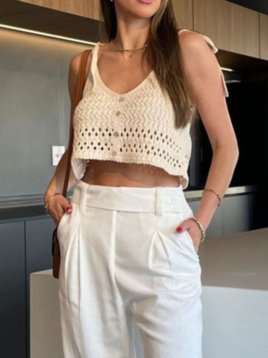 Crochet Knit Cami