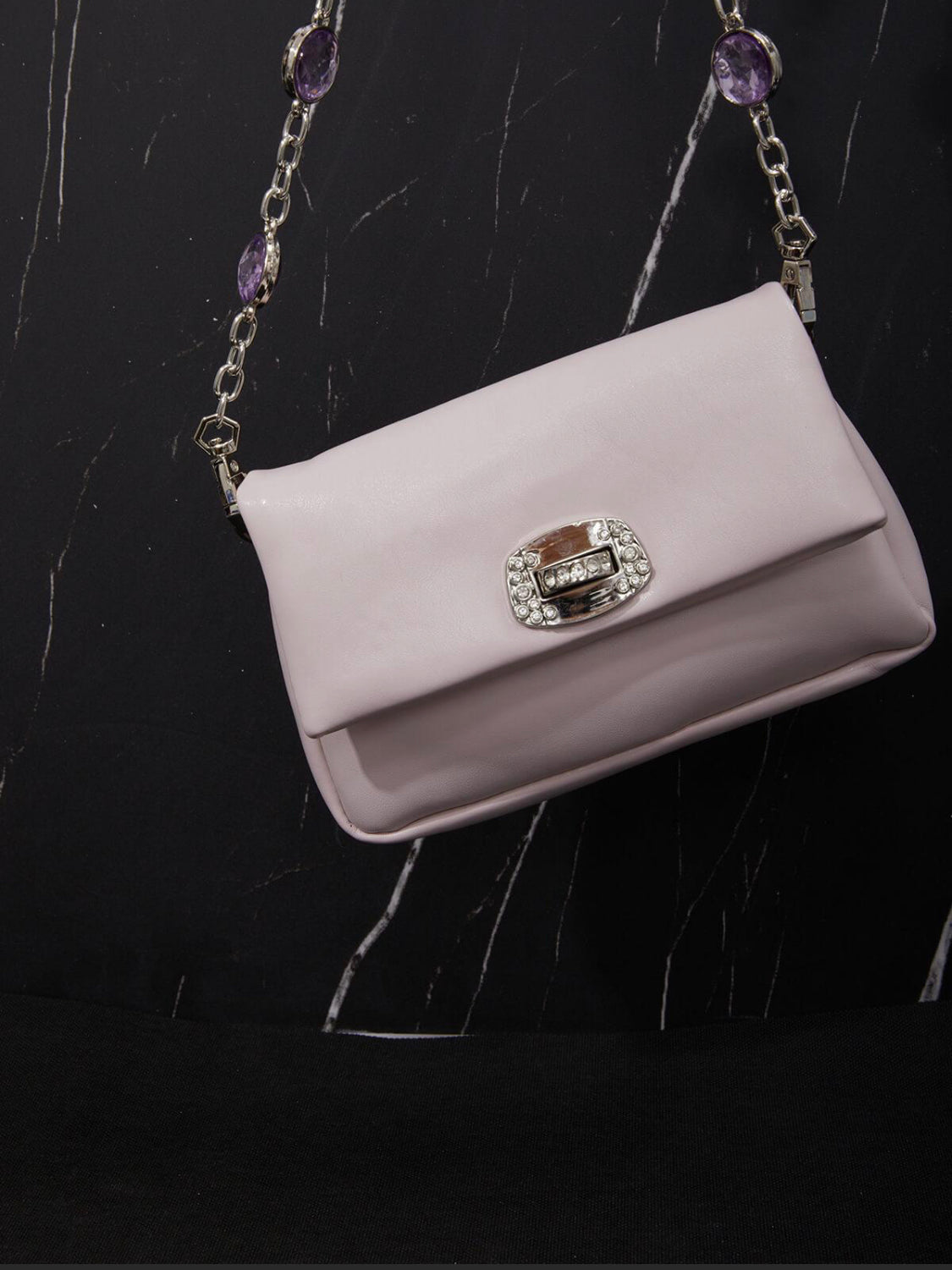 Rina crystal chain bag