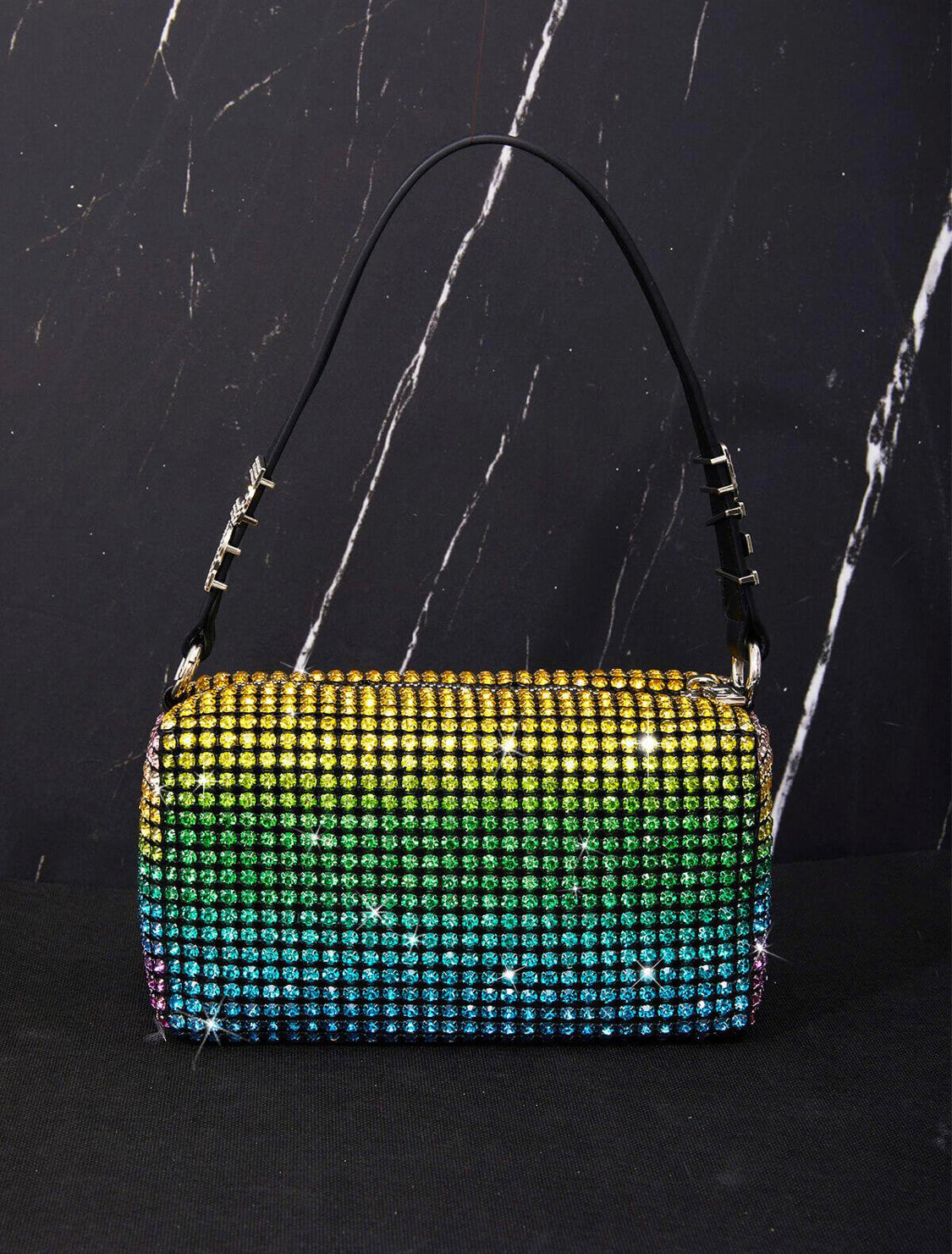 Lia multi rhinestone bag