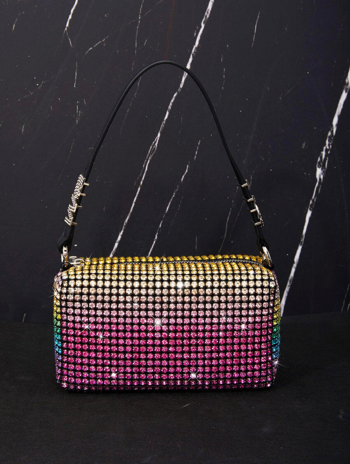 Lia multi rhinestone bag