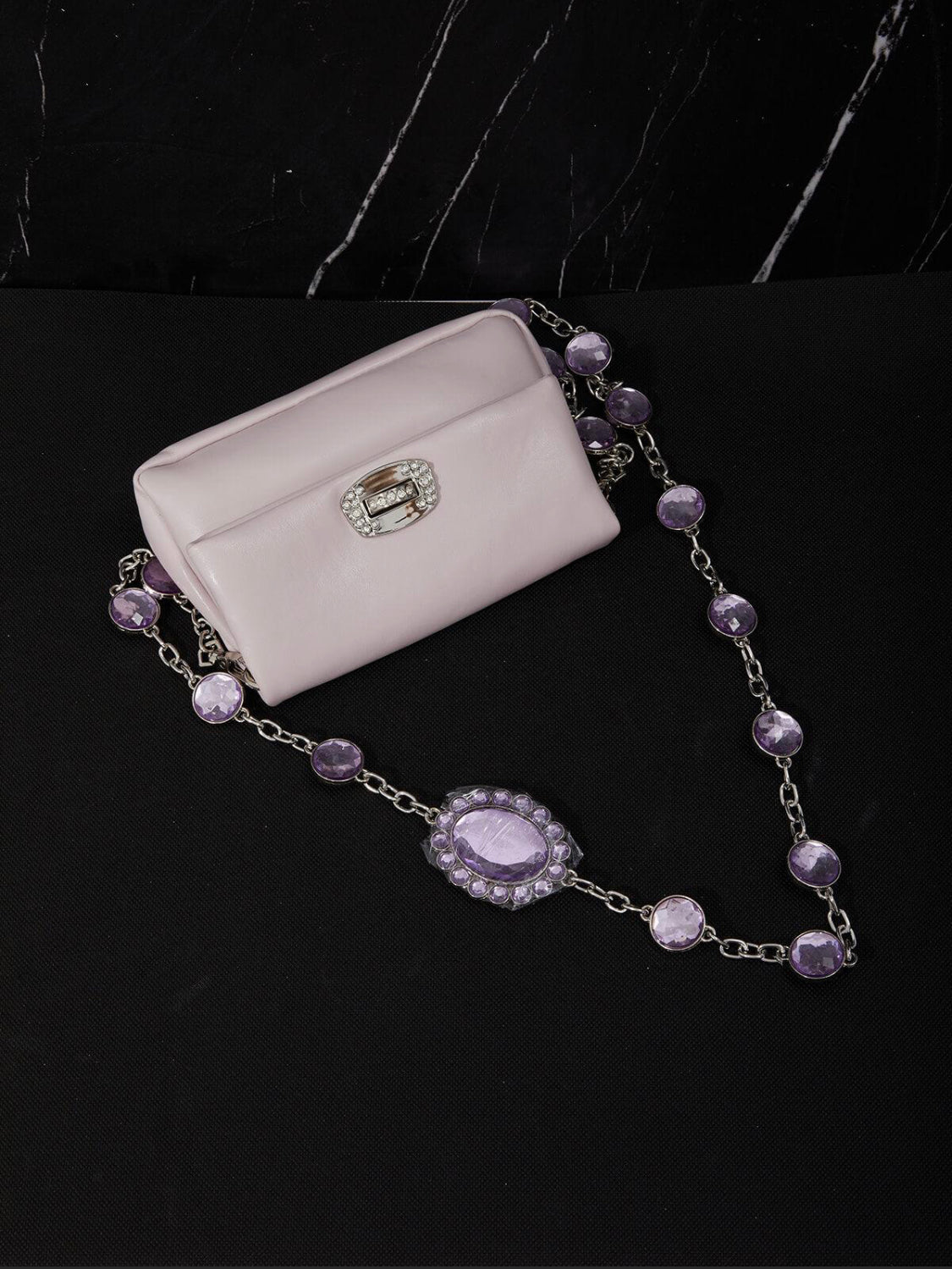 Rina crystal chain bag