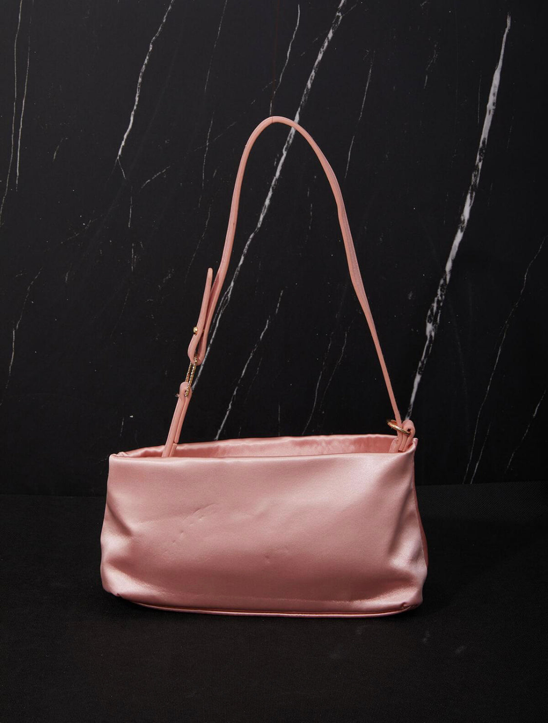 Prima satin pink bag