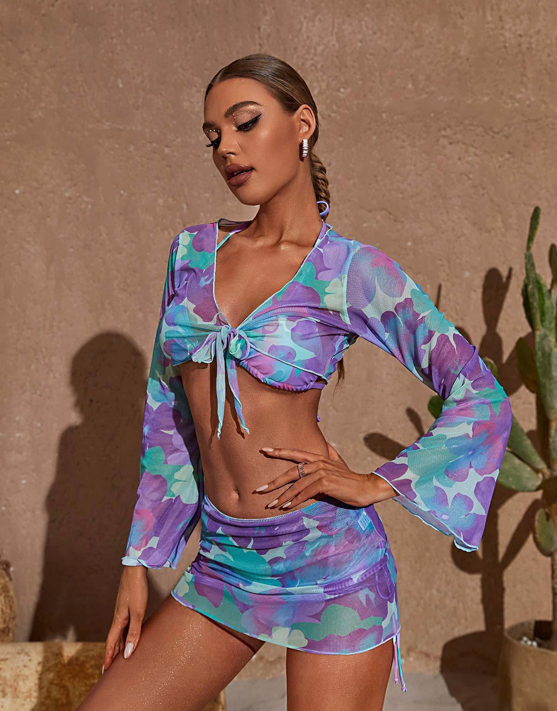 Laura three piece bikini set