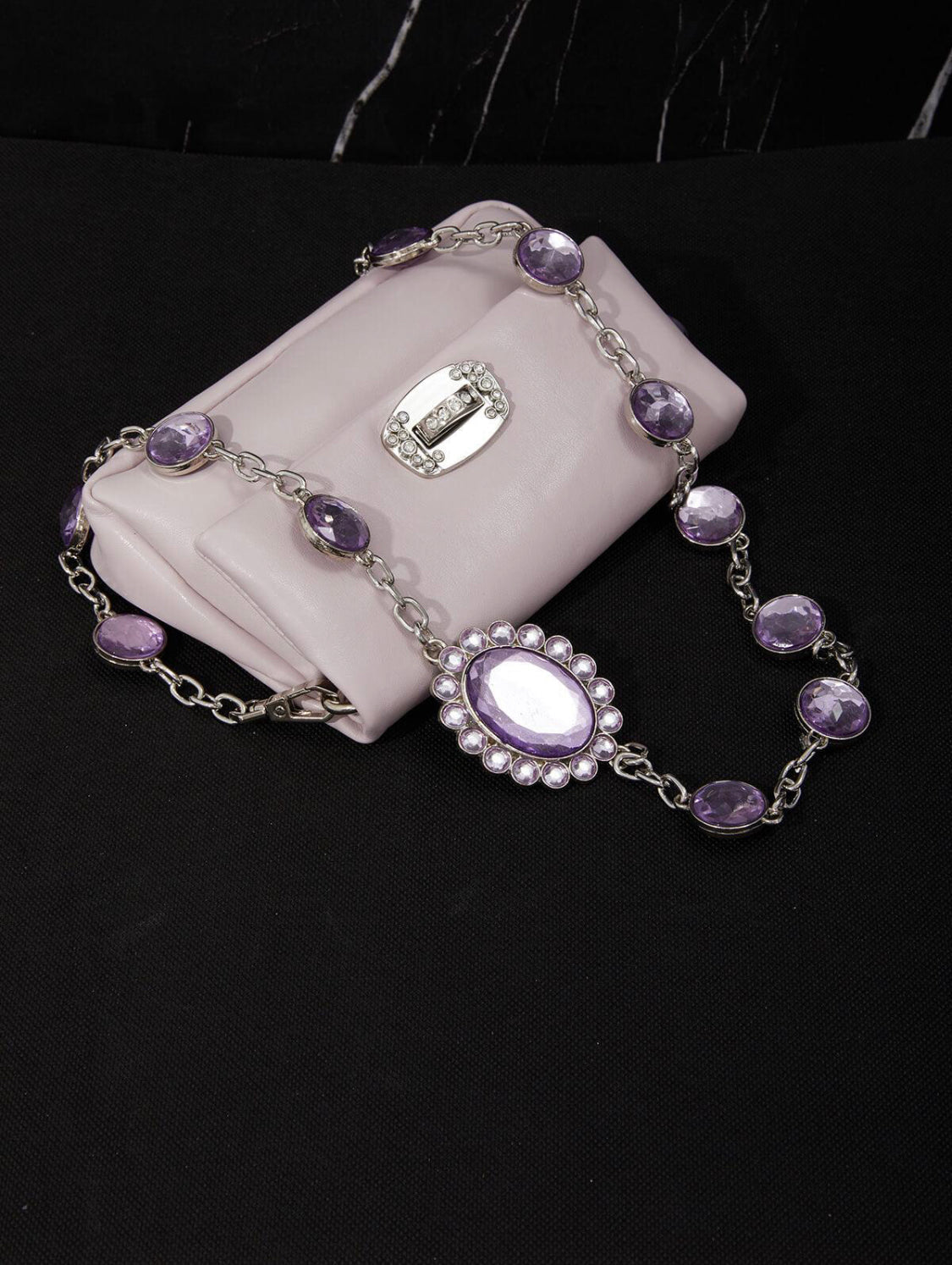 Rina crystal chain bag