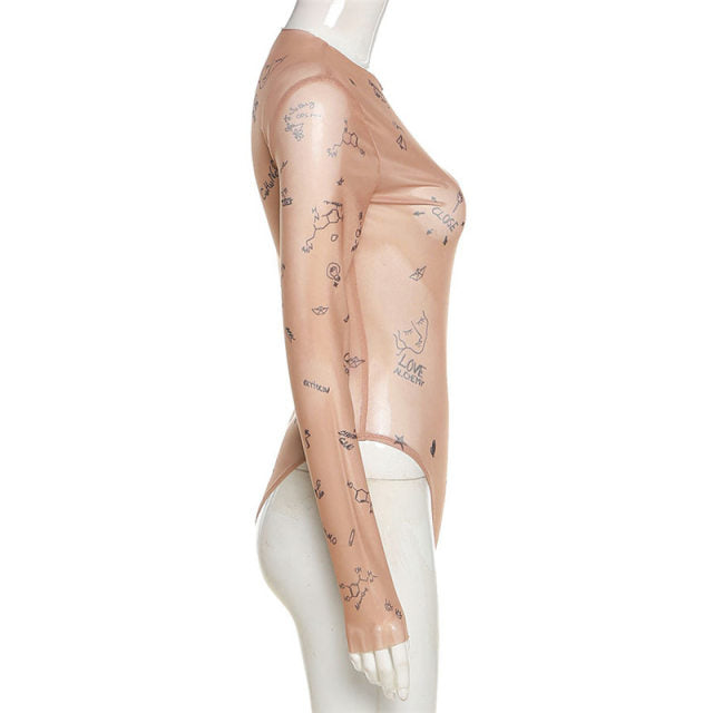 TAO PRINT BODYSUIT
