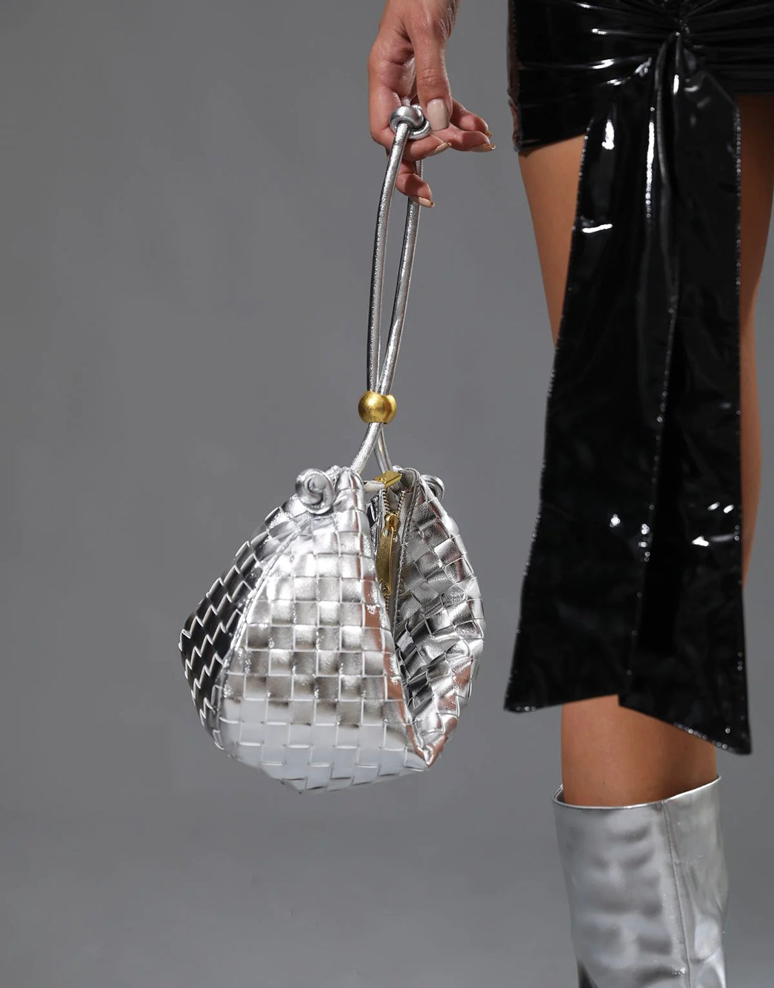 Midge Woven drawstring bag