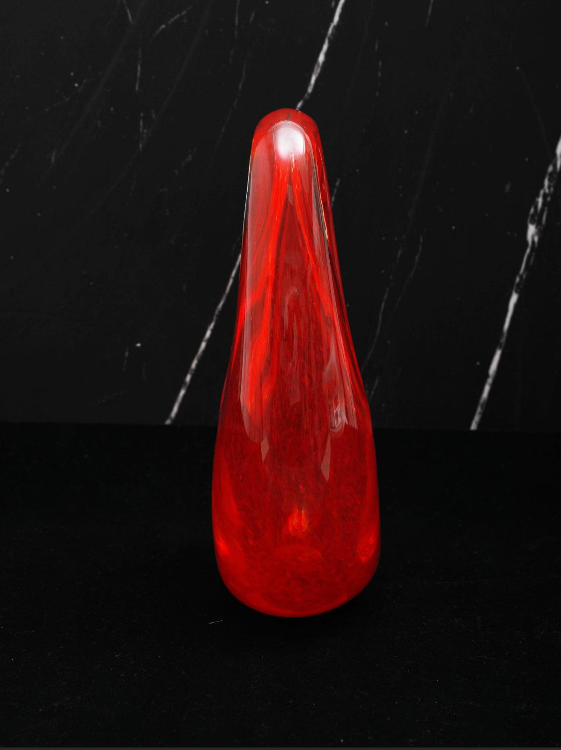 Ella red glass bag