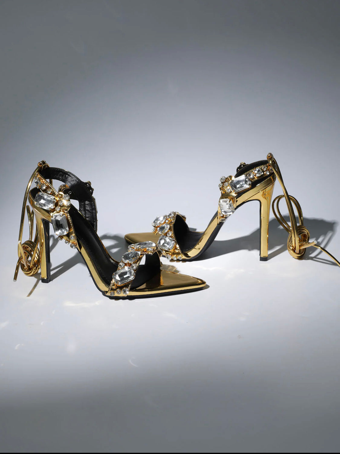 Tina lace up heels