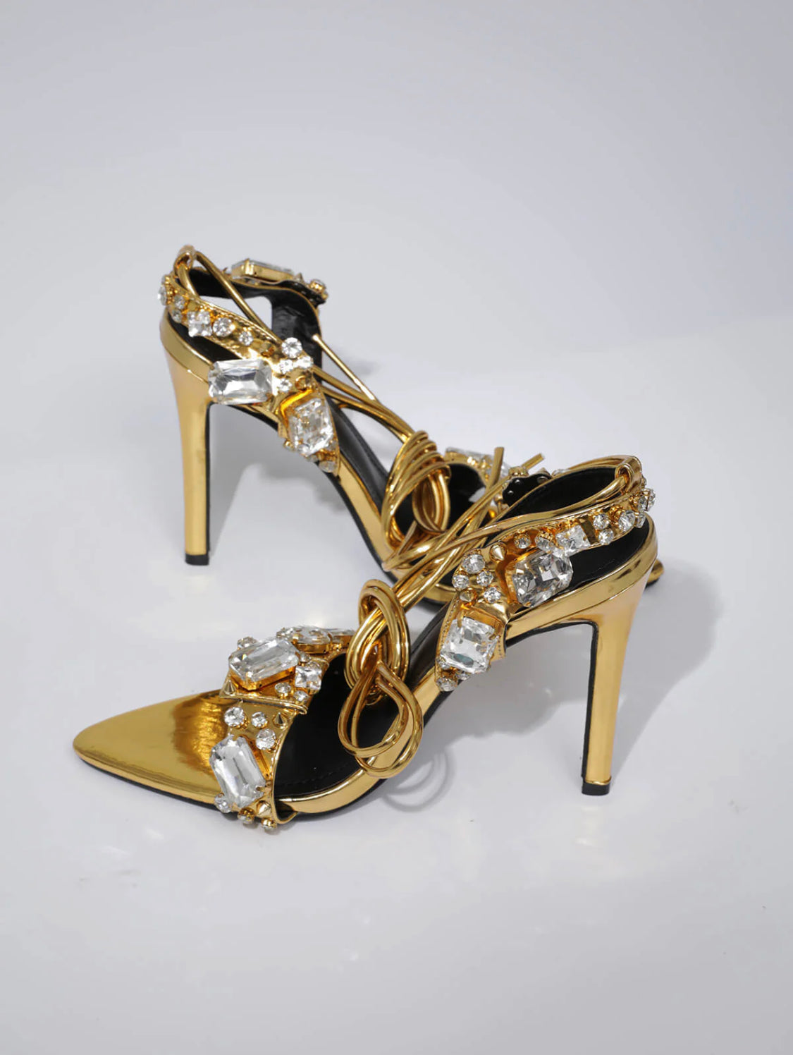 Tina lace up heels