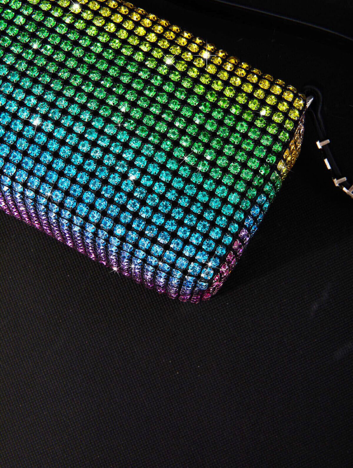Lia multi rhinestone bag