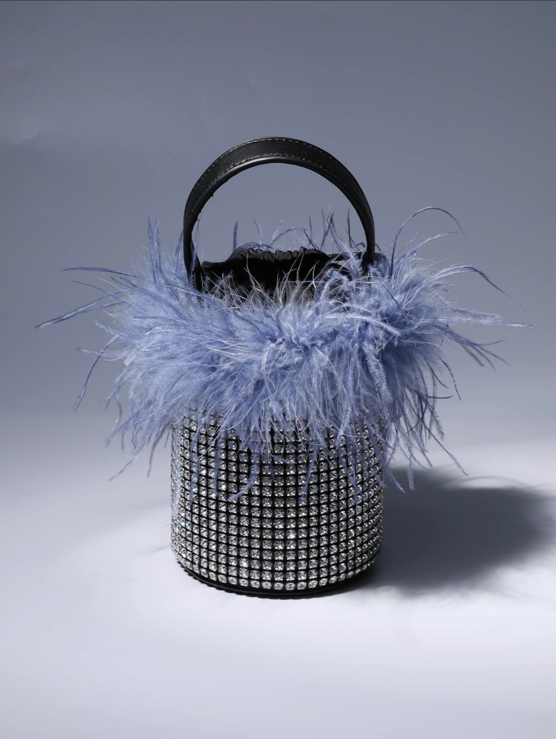 Della feather bag