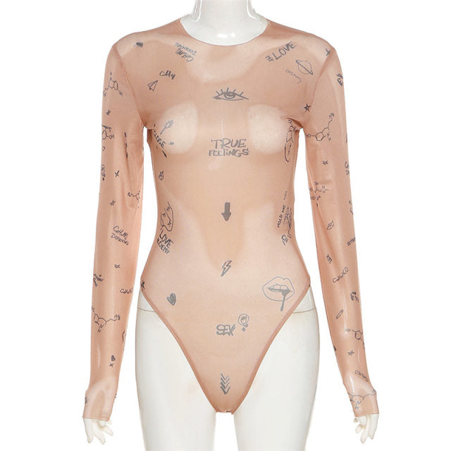 TAO PRINT BODYSUIT