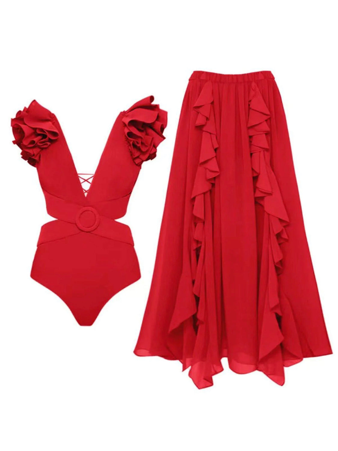 Jennie swimwear two piece set L