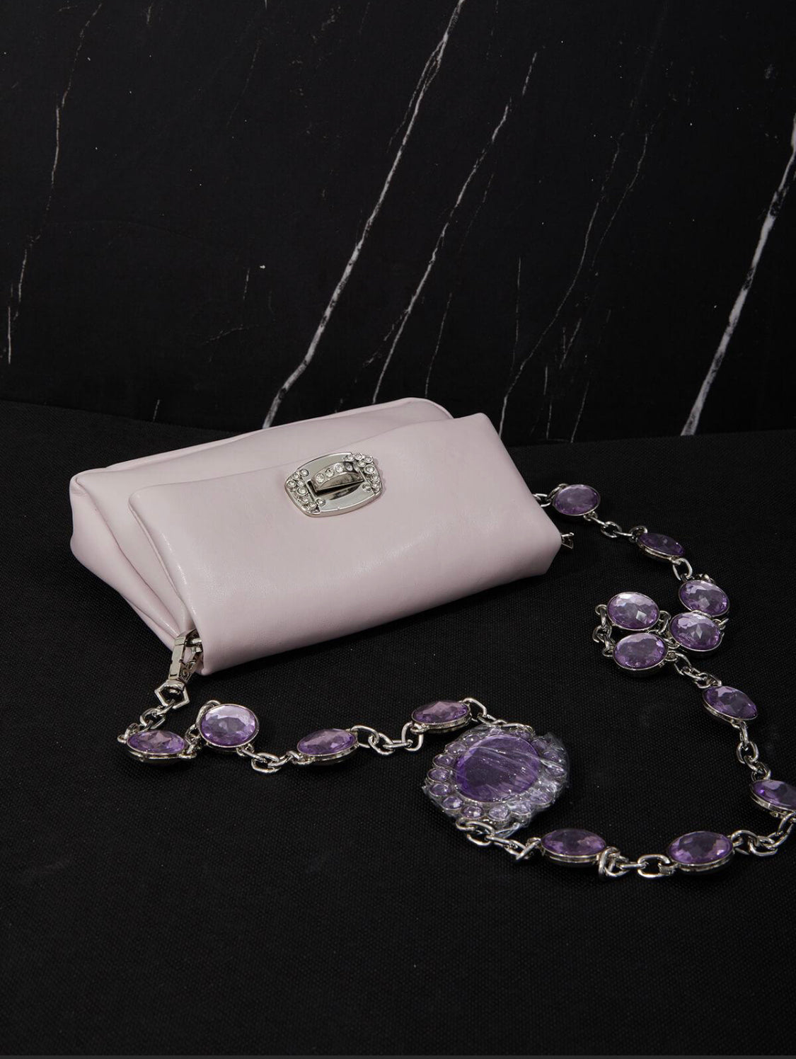 Rina crystal chain bag
