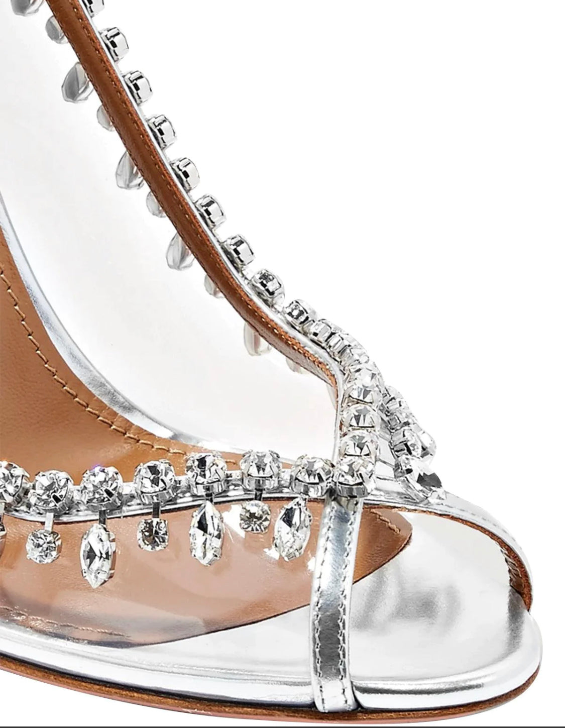 Cine clear high heels