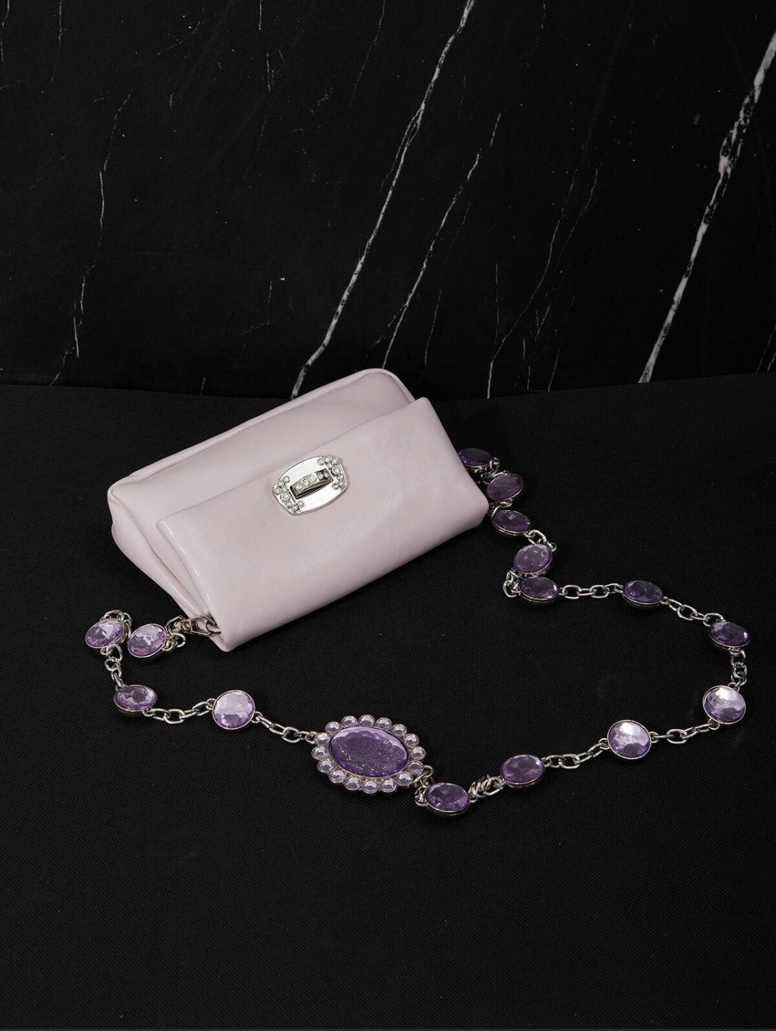 Rina crystal chain bag