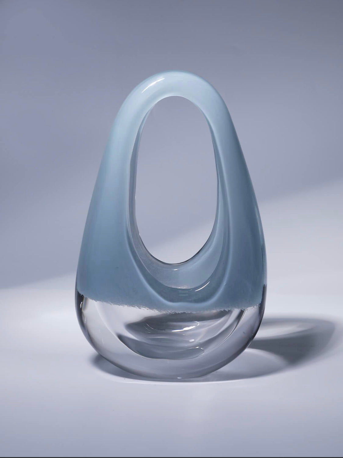 Ella blue glass bag
