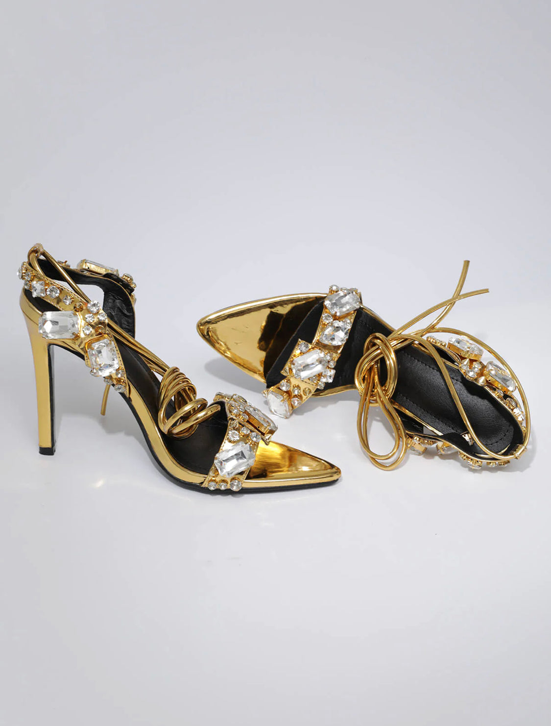 Tina lace up heels