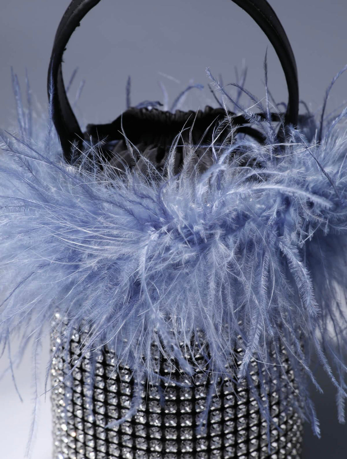 Della feather bag