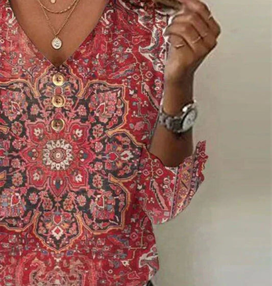 Valérie™ - Chemisier Vintage Boho