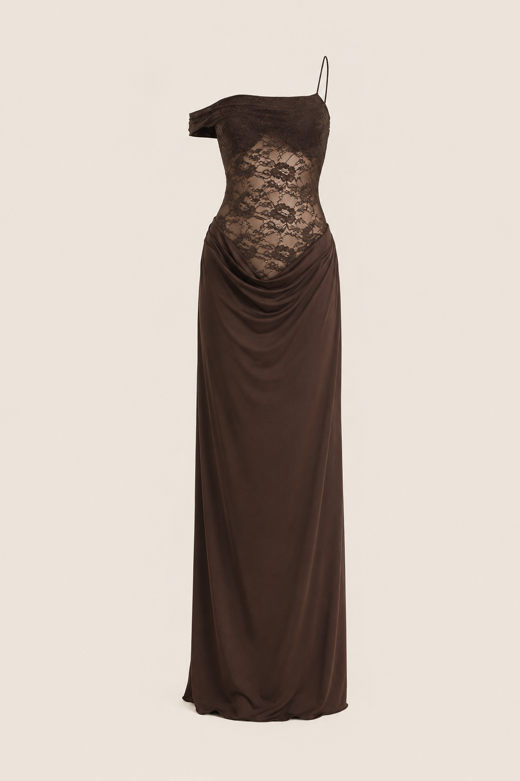 NINA OFF SHOULDER LACE MAXI DRESS