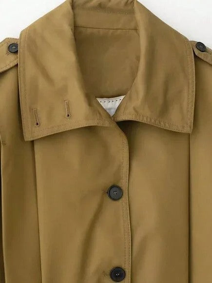 Sarah | Cropped Pea Coat Jacket
