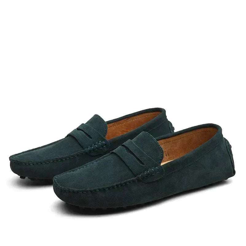 Cazel | Orthopedic Classic Loafers Supportive Comfortable Everyday Men Vert foncé