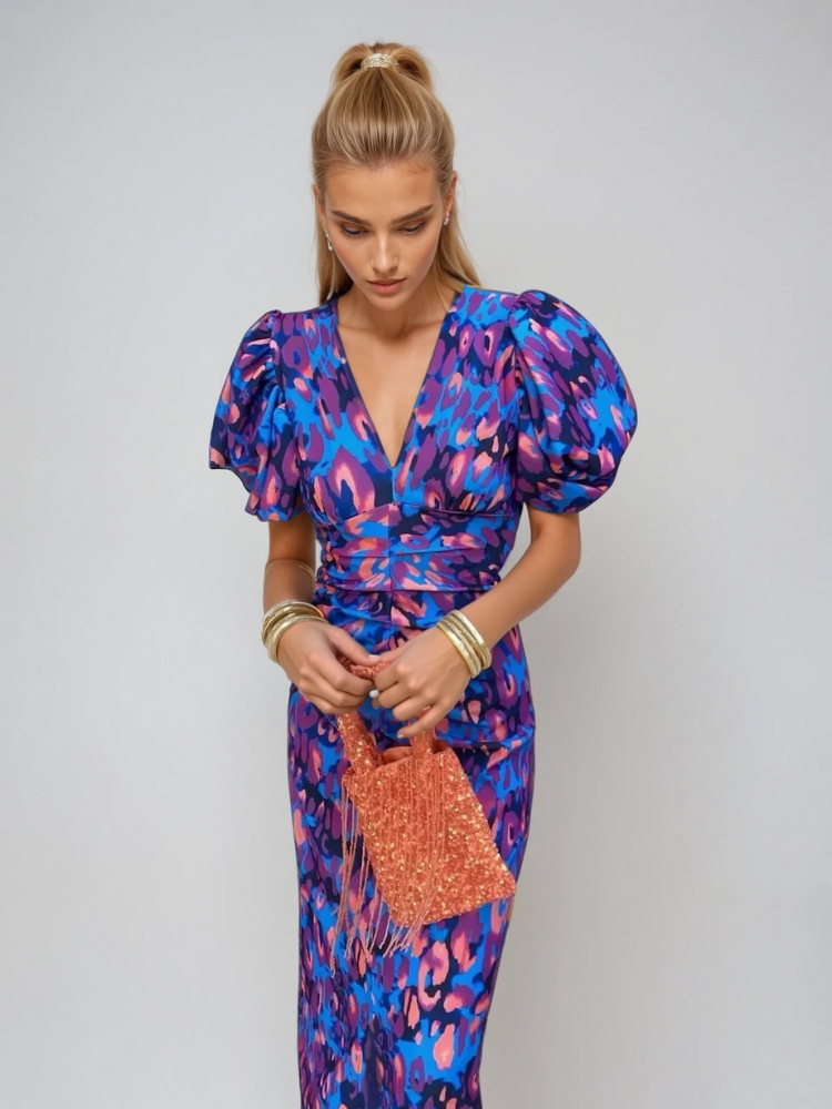 Arielle™ | Elegantes und lebendiges Midikleid