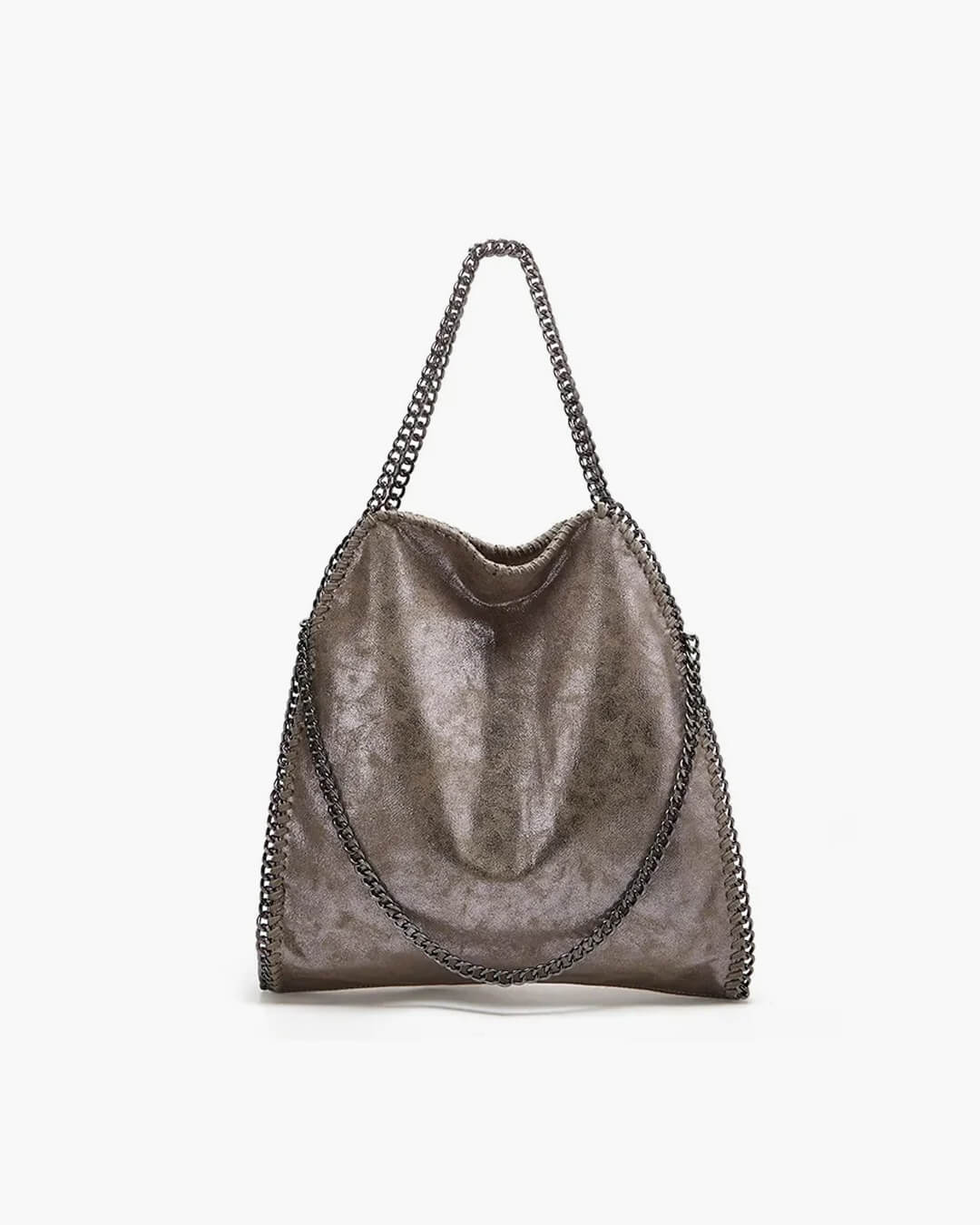 Skyla | Chain Strap Soft Faux Leather Tote Bag