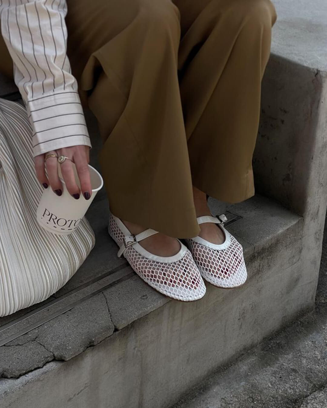 Margaux Mesh Ballet Flats