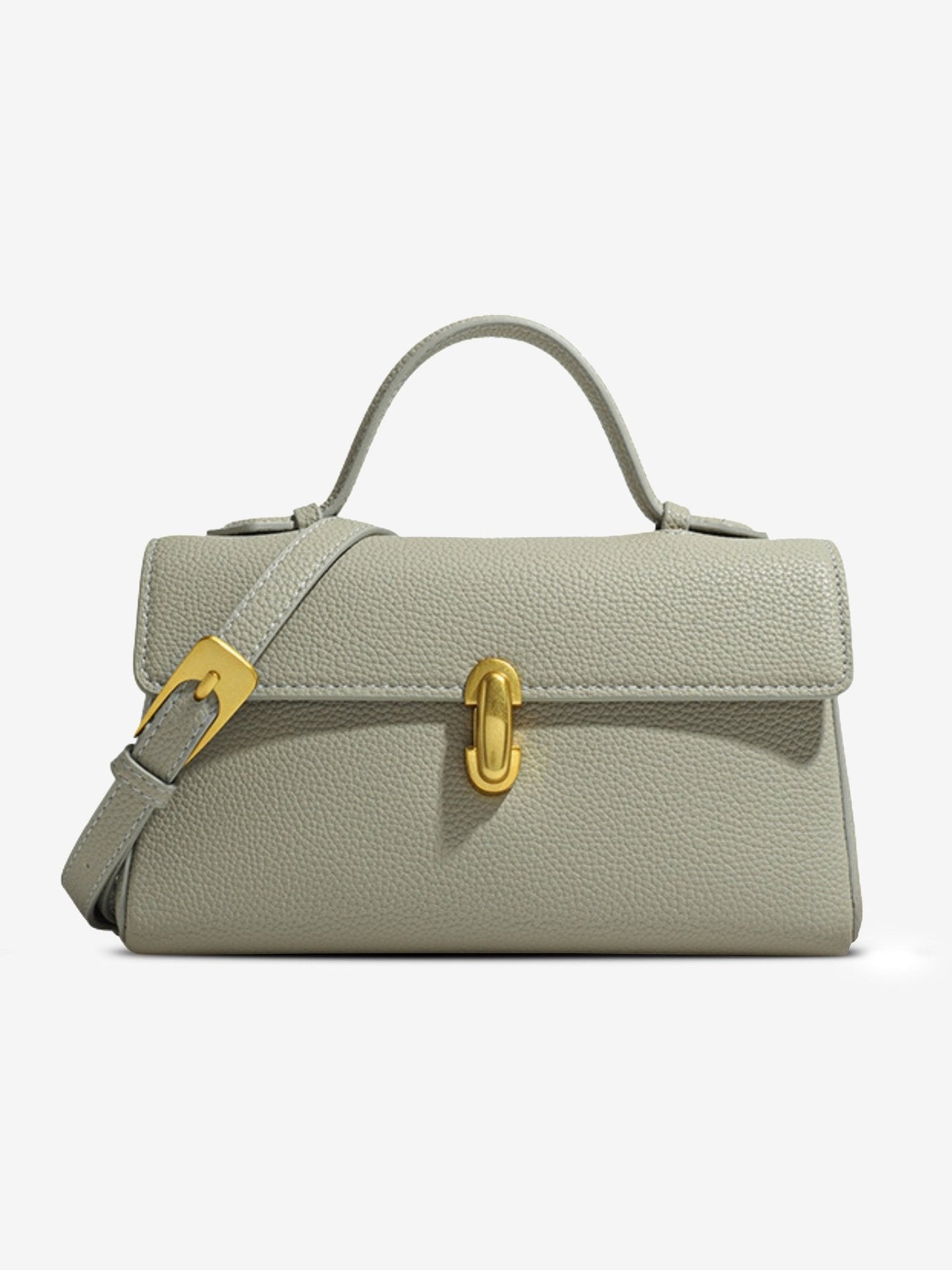 Cassy Elegant Vegan Leather Crossbody Bag with Removable Strap