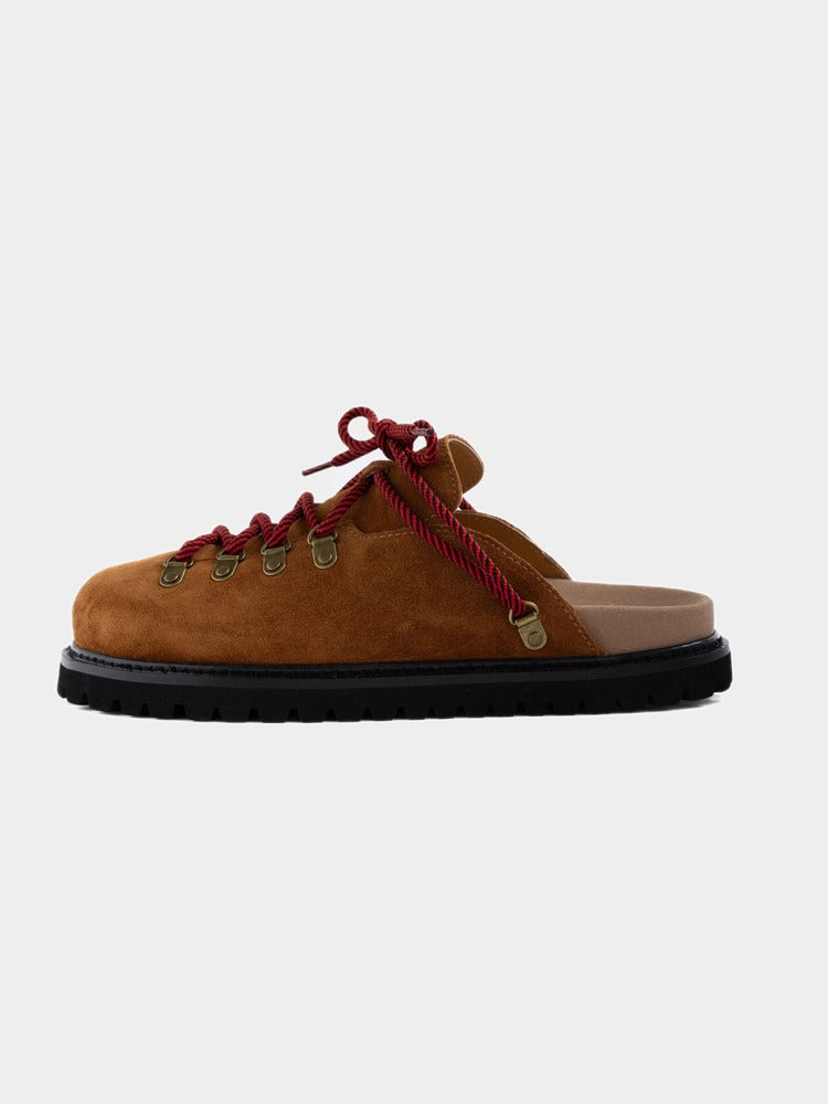 Summit | Orthopedic Walking Mules Rugged Supportive Slip-On Design Rust