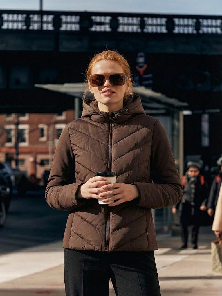 Emma | Waterproof Hooded Puffer Jacket
