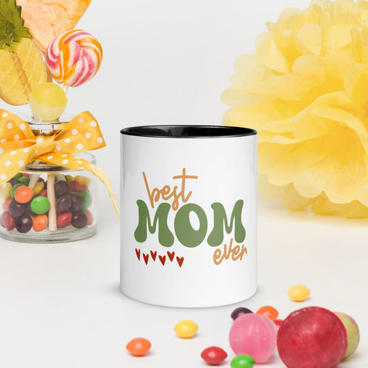 Morning Hugs in a Mug - Cheery & Amusing Coffee Cup for Mothers - Delightful Mother's Day Surprise Black 11 oz