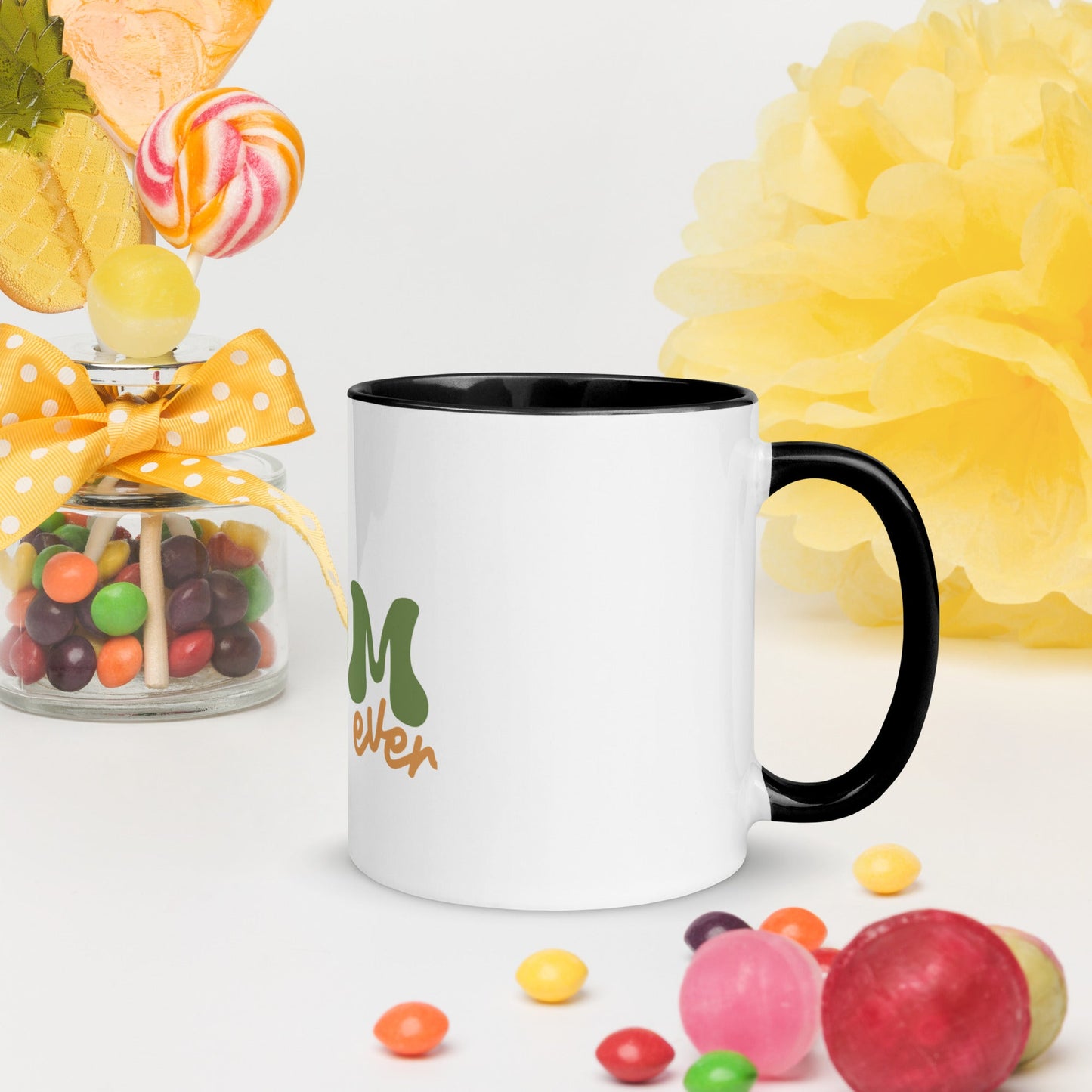 Morning Hugs in a Mug - Cheery & Amusing Coffee Cup for Mothers - Delightful Mother's Day Surprise