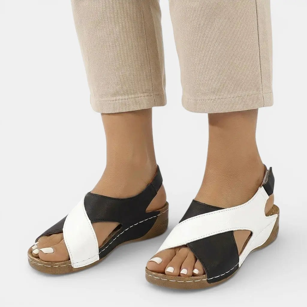 Chicstep — Adjustable Breathable Sandals With Comfortable Chic Summer Design Black