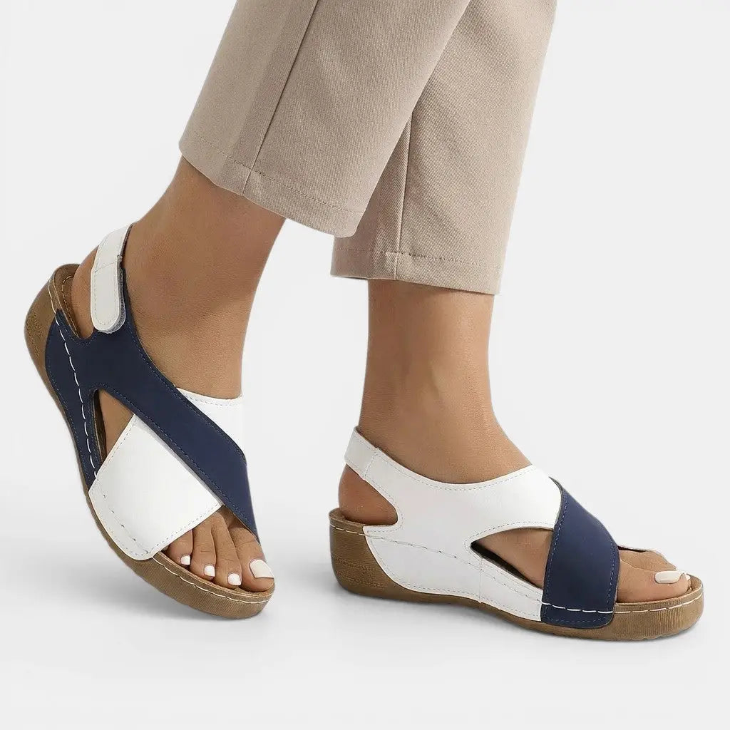 Chicstep — Adjustable Breathable Sandals With Comfortable Chic Summer Design Blue