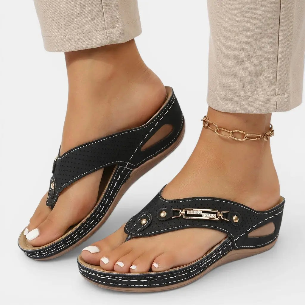 Everyday — Adjustable Casual Sandals With Lightweight Comfortable Everyday Design Black