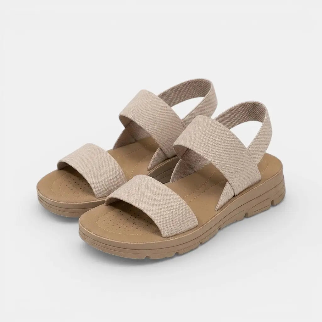 Adjustcomfort — Adjustable Orthopedic Sandals With Comfortable Elegant Summer Design Khaki