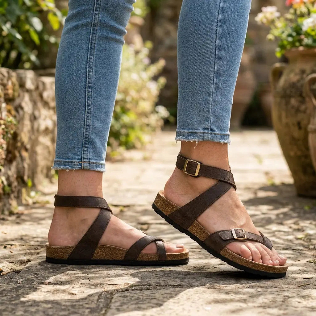 Longstrap — Adjustable Orthopedic Sandals With Comfortable Lightweight Long Strap Design